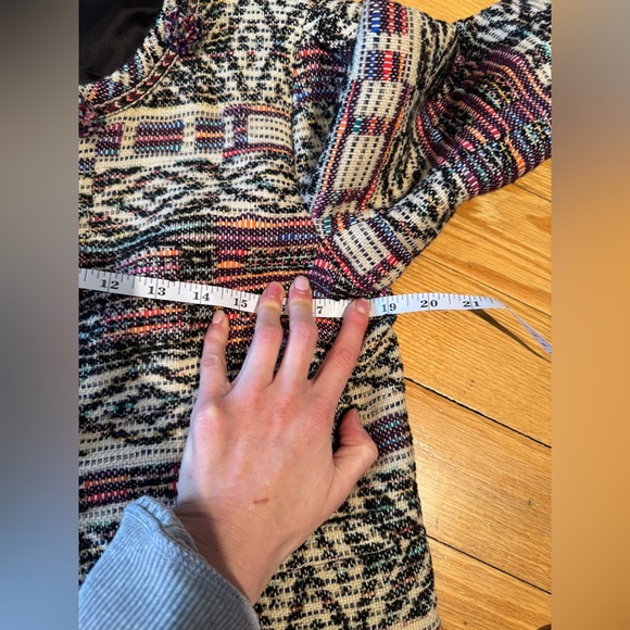 Zara Multicolor Patterned Knit Jacket - Picture 6 of 7